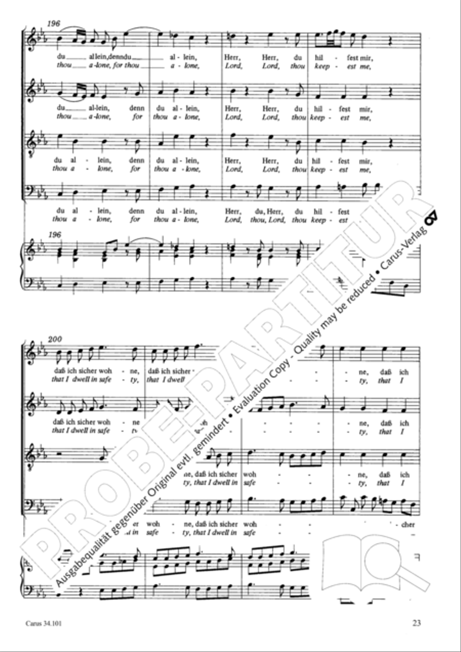 I lie and slumber, still and peaceful 4-Part scores gallery preview page 32