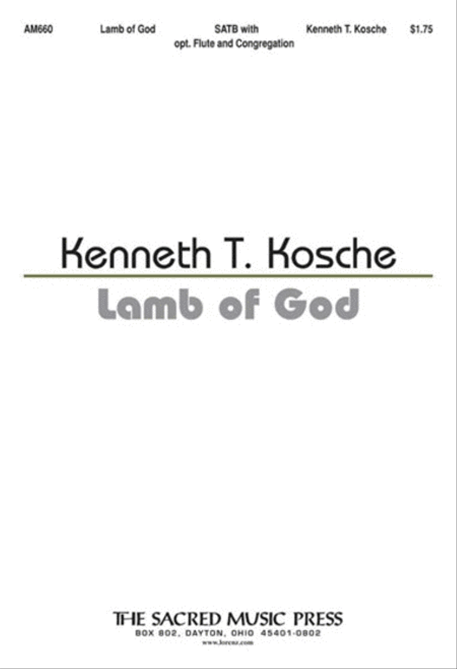 Lamb of God Lamb of God 4-Part scores gallery preview page 1