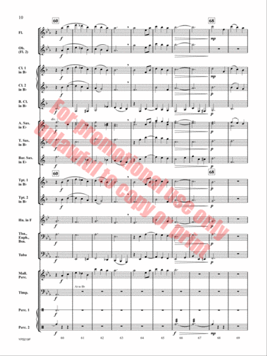 Trek to the Summit Concert Band scores gallery preview page 11