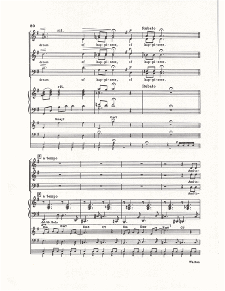 Look to this Day (Vocal Score) Divisi scores gallery preview page 20