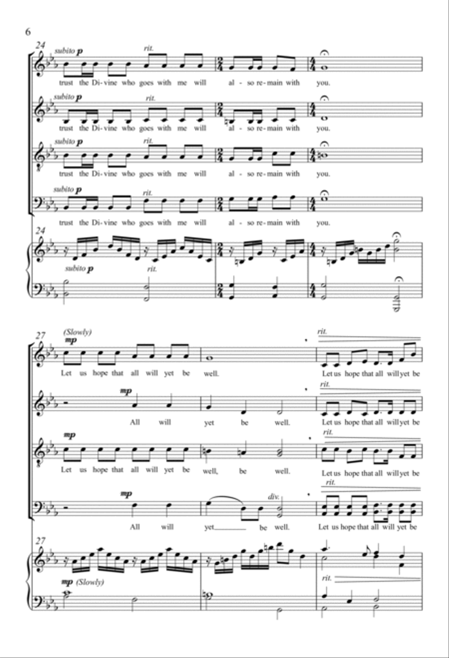 Words of Lincoln 4-Part scores gallery preview page 5