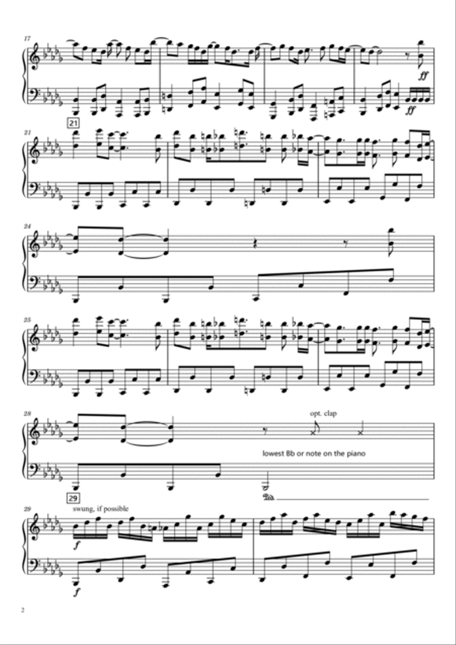 It's Been So Long It's Been So Long Piano Solo scores gallery preview page 2