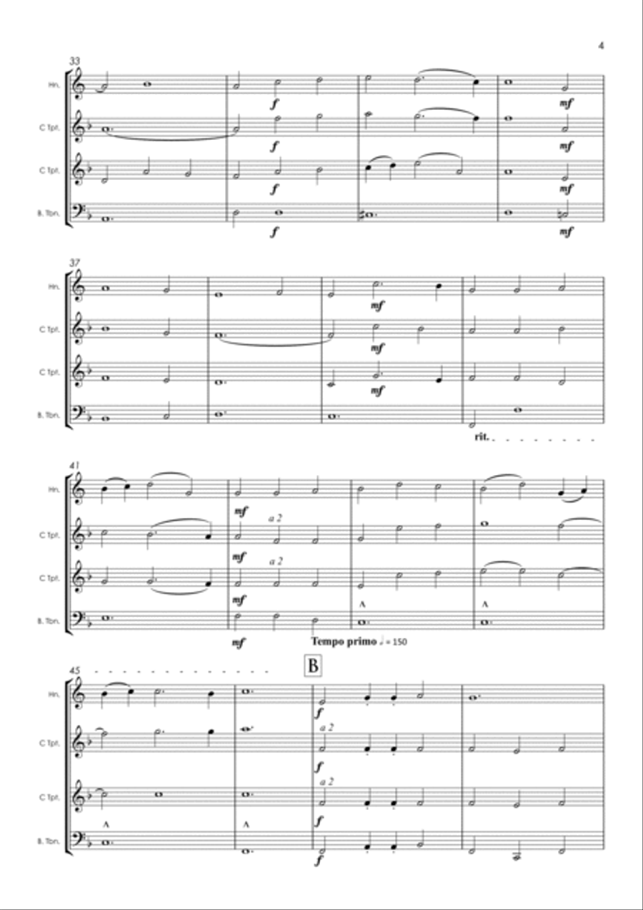 The Christmas Story Brass Ensemble scores gallery preview page 4