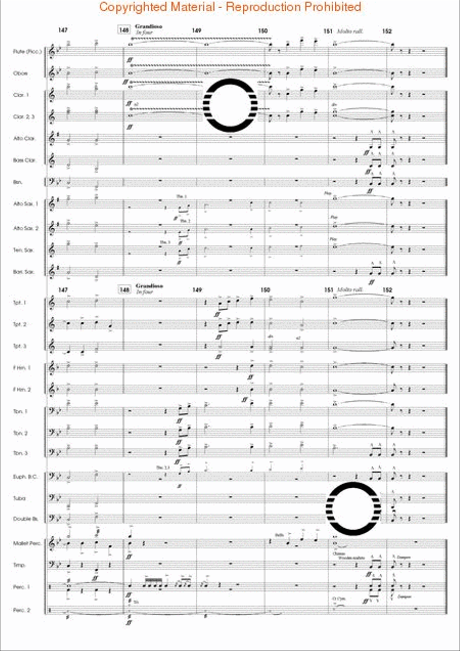 The Spirit Soars Concert Band scores gallery preview page 31