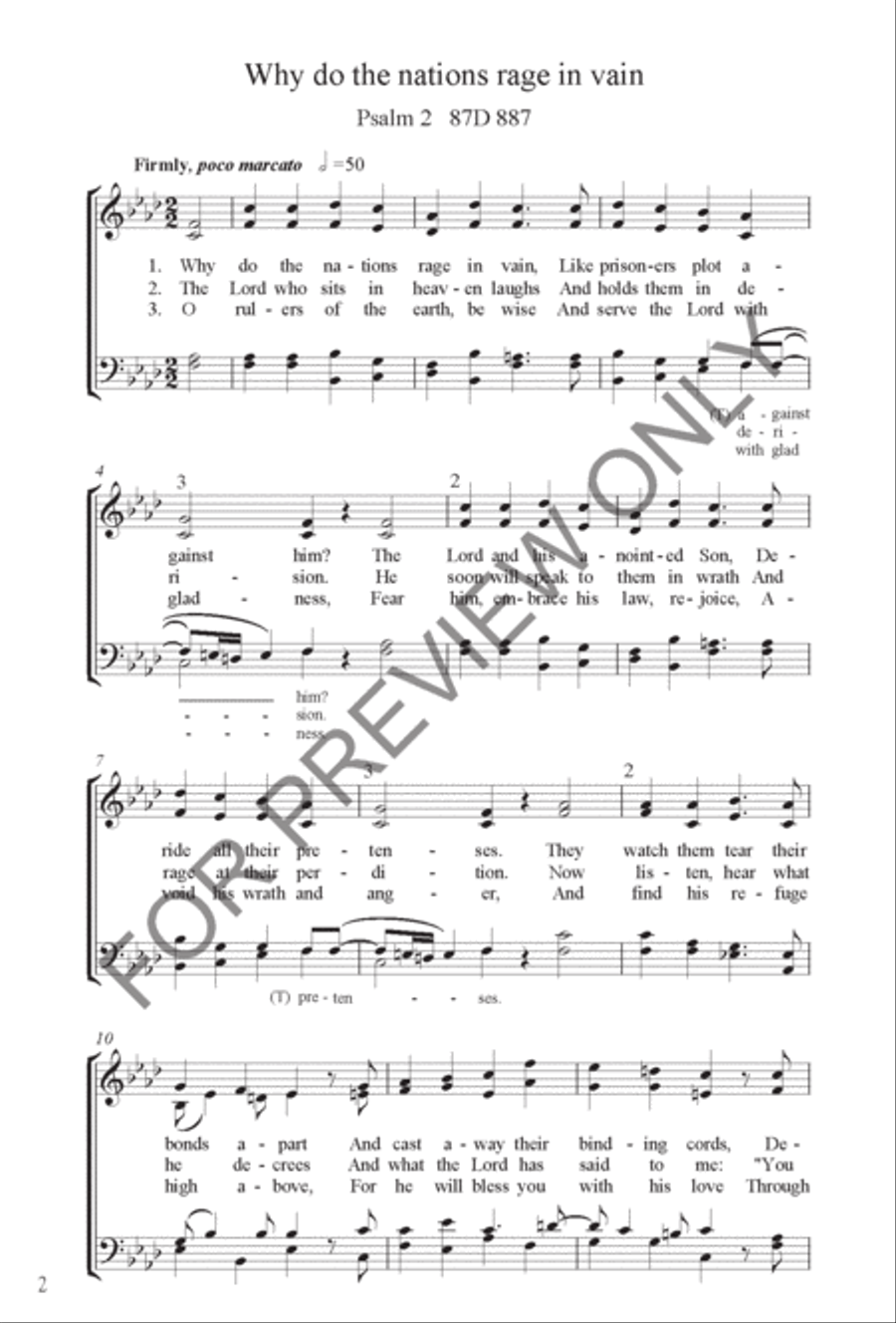 Heinrich Schütz: Thirty-Two Psalms from the Becker Psalter Psalms scores gallery preview page 10