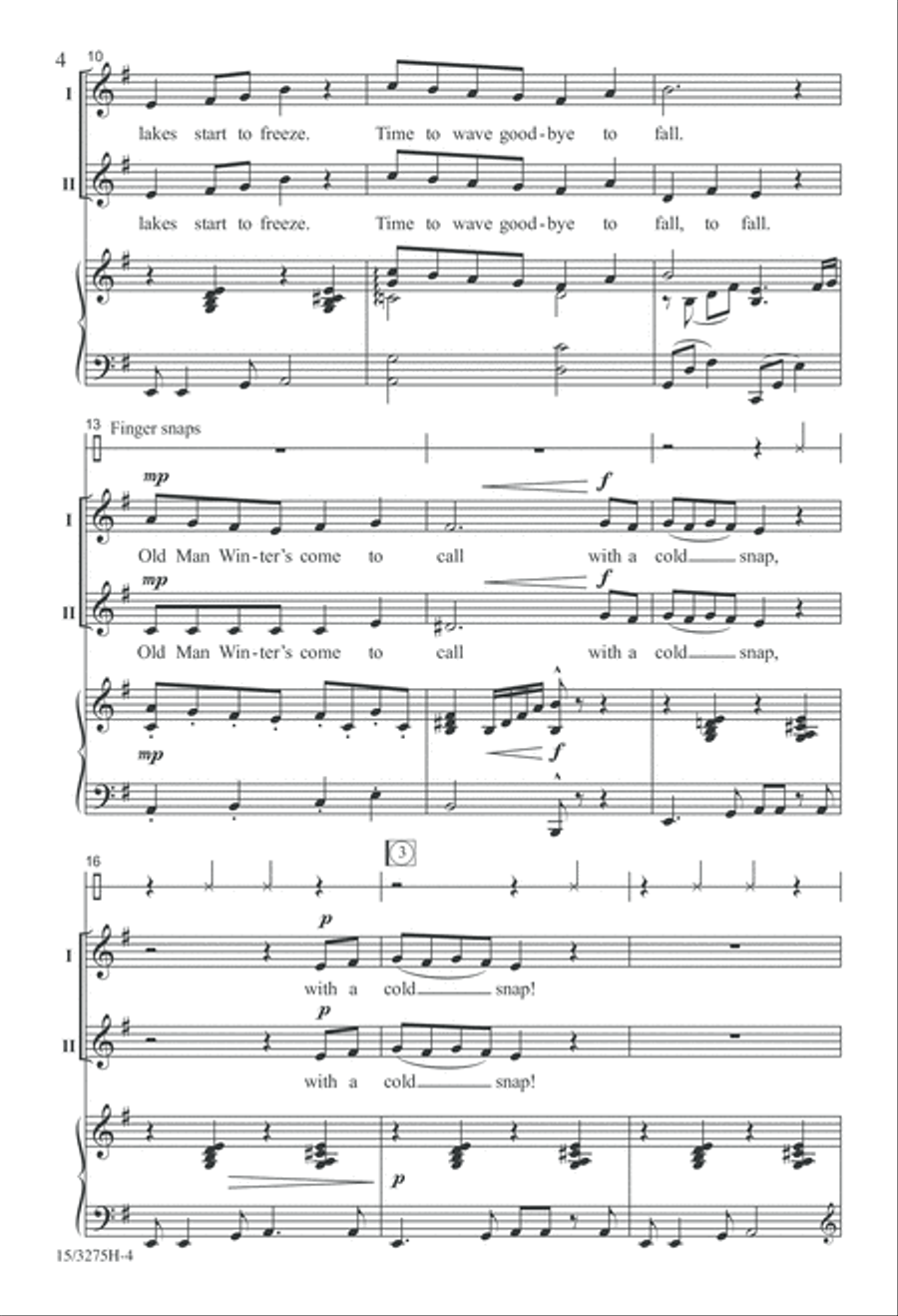 Cold Snap 2-Part scores gallery preview page 4
