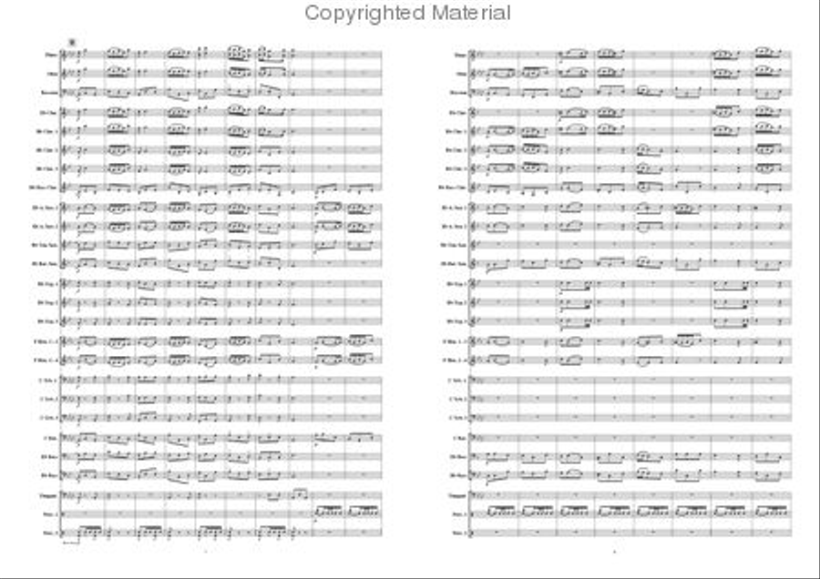 Samson Concert Band scores gallery preview page 5
