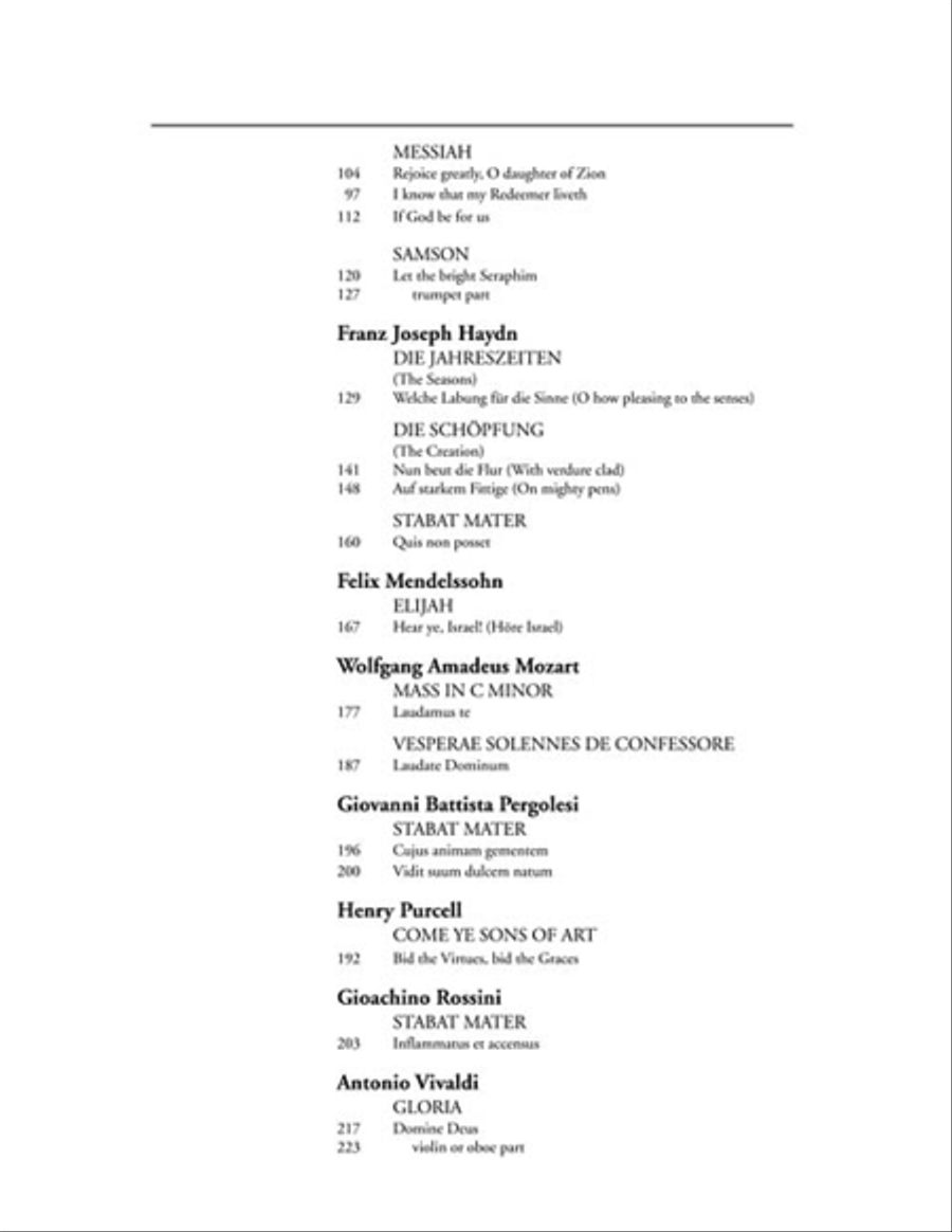 The Oratorio Anthology Voice scores gallery preview page 4