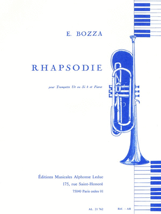 Book cover for Rhapsody, For Trumpet And Piano