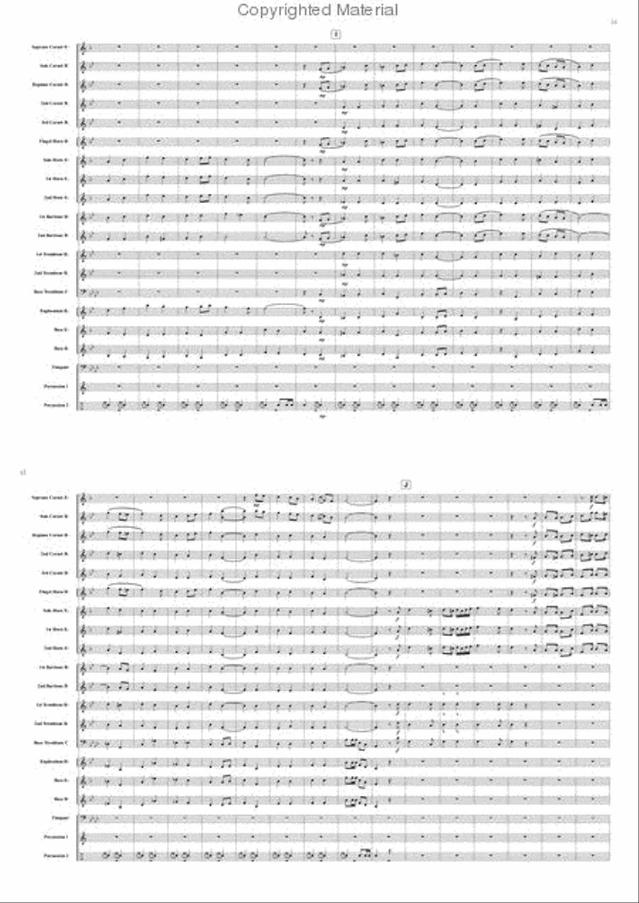On Wings of Liberty On Wings of Liberty Brass Band scores gallery preview page 6