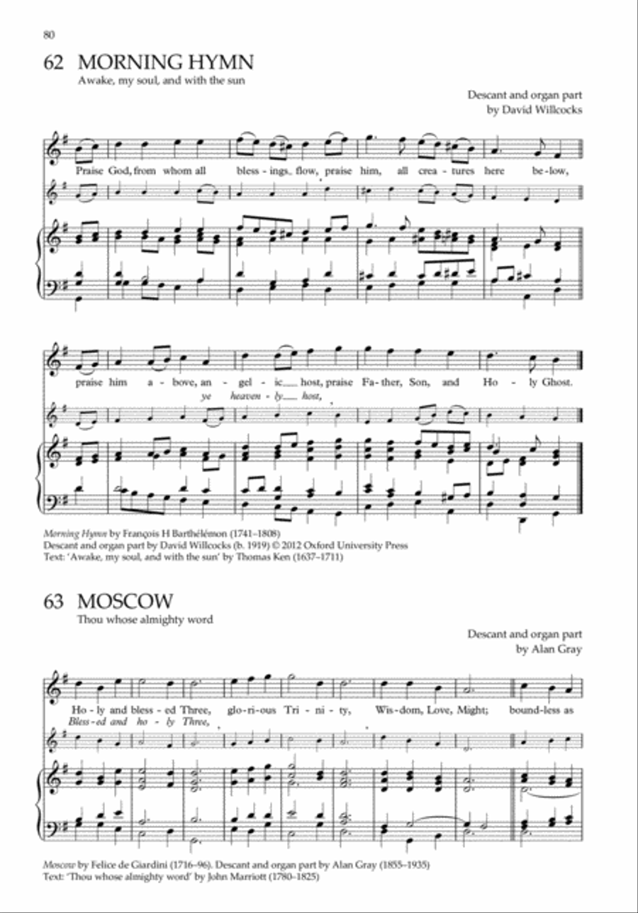 The Oxford Book of Descants 4-Part scores gallery preview page 4