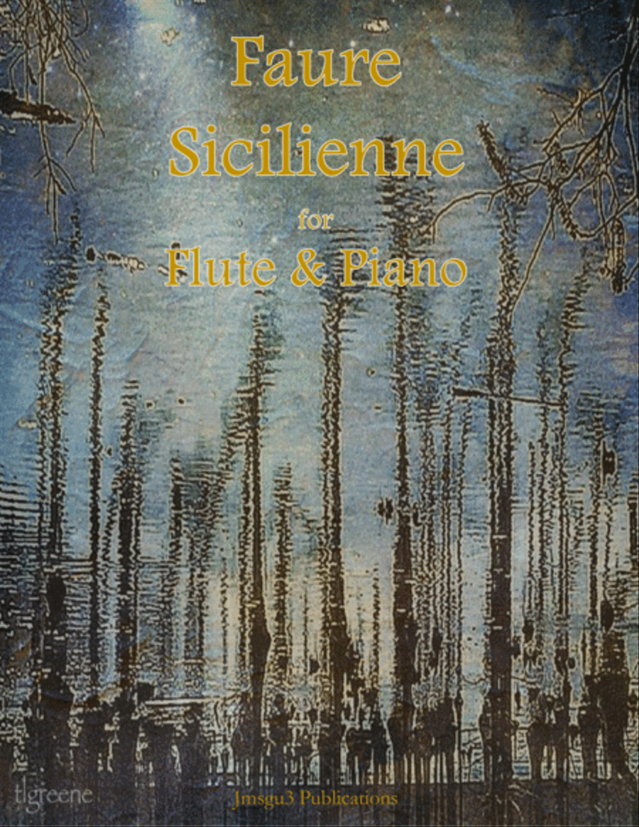 Fauré: Sicilienne for Flute & Piano Flute Solo scores gallery preview page 1