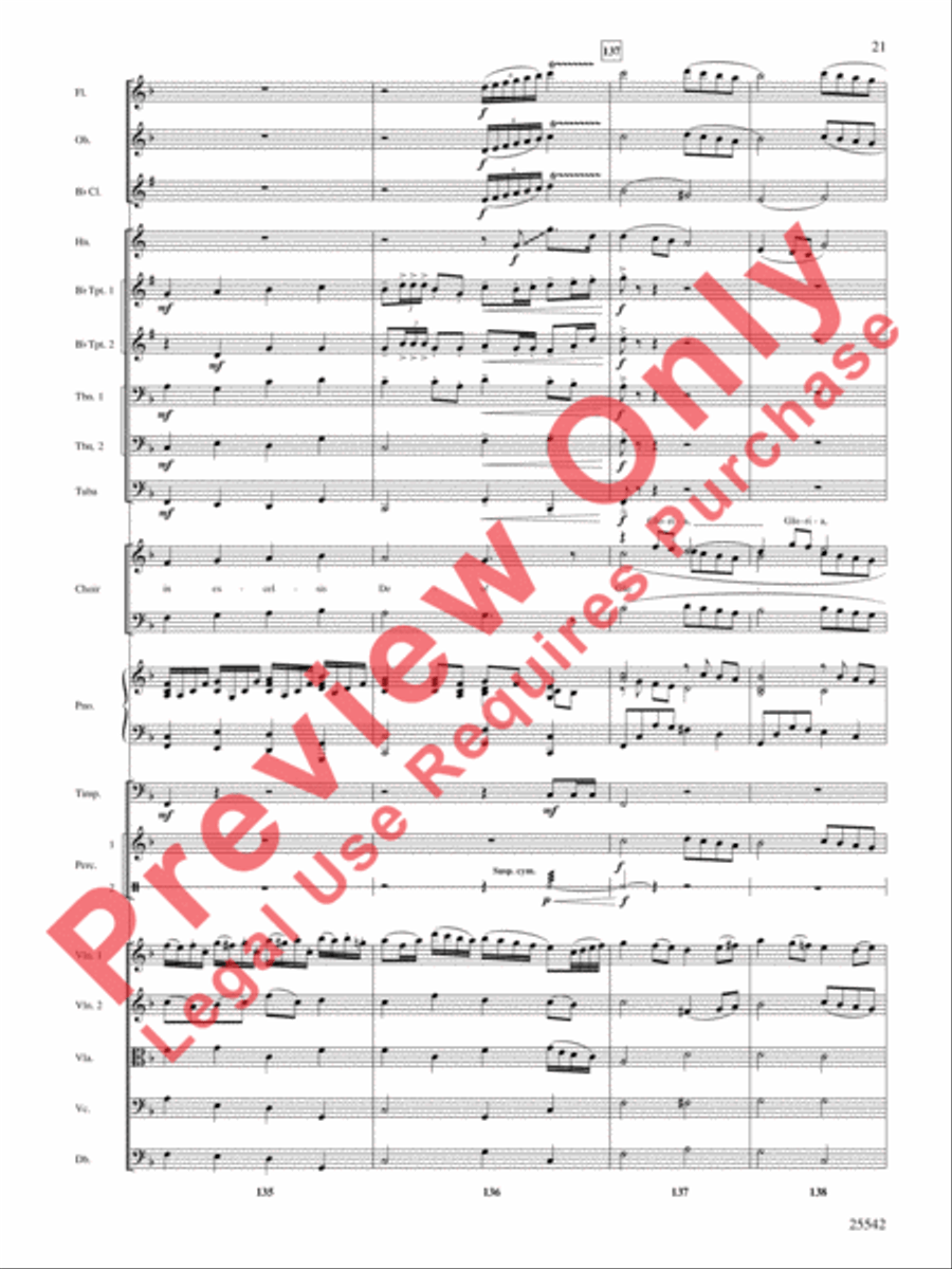 Glory to the Newborn King! Choir scores gallery preview page 22