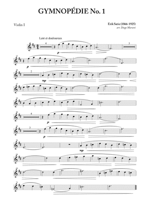 Book cover for Gymnopédie Nos. 1,2,3 for String Quartet