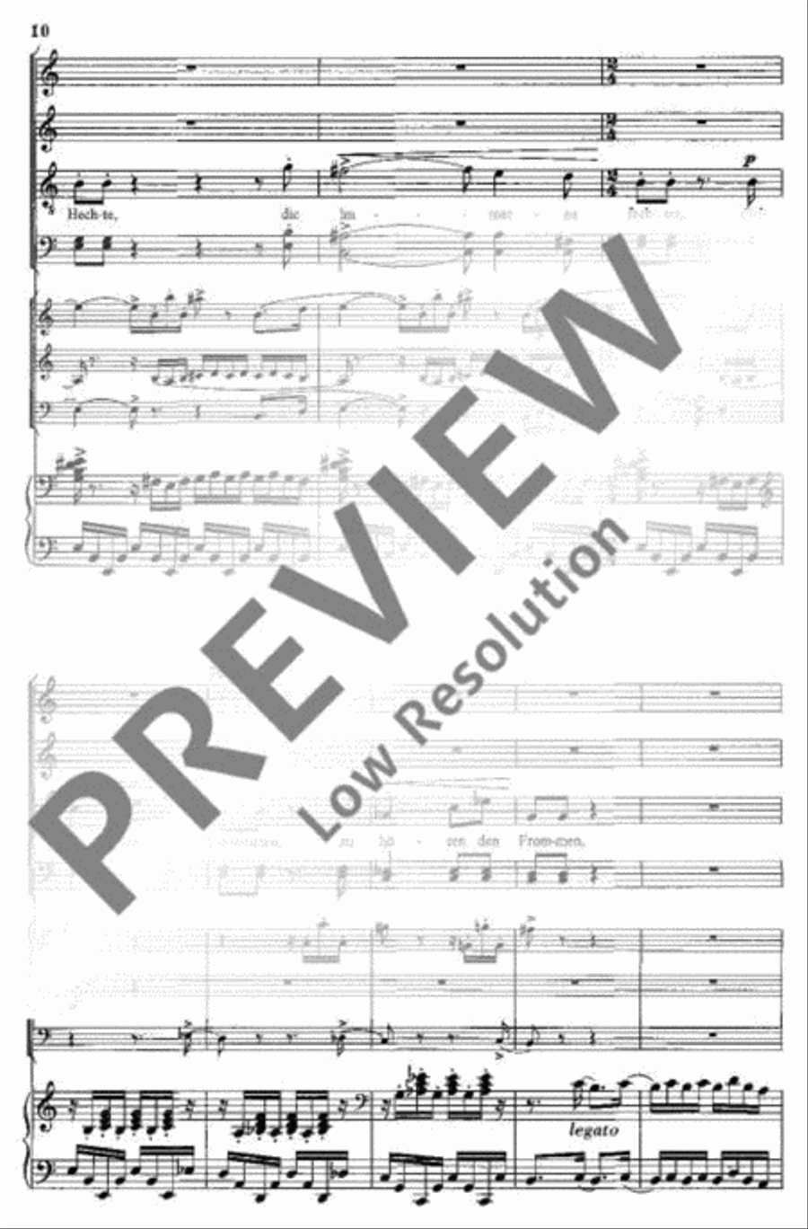 Des Antonius von Padua Fischpredigt 4-Part scores gallery preview page 11