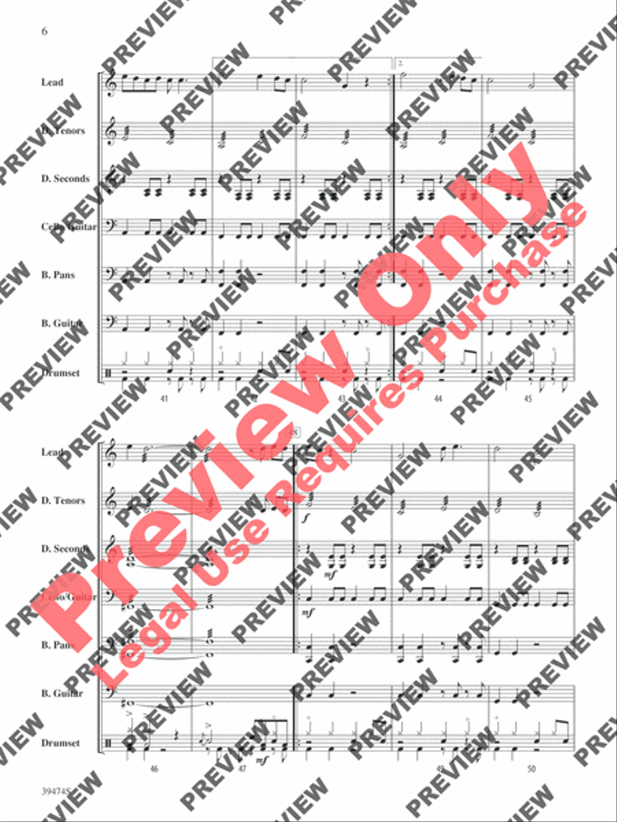 I'm Yours I'm Yours Steel Drum Band scores gallery preview page 7