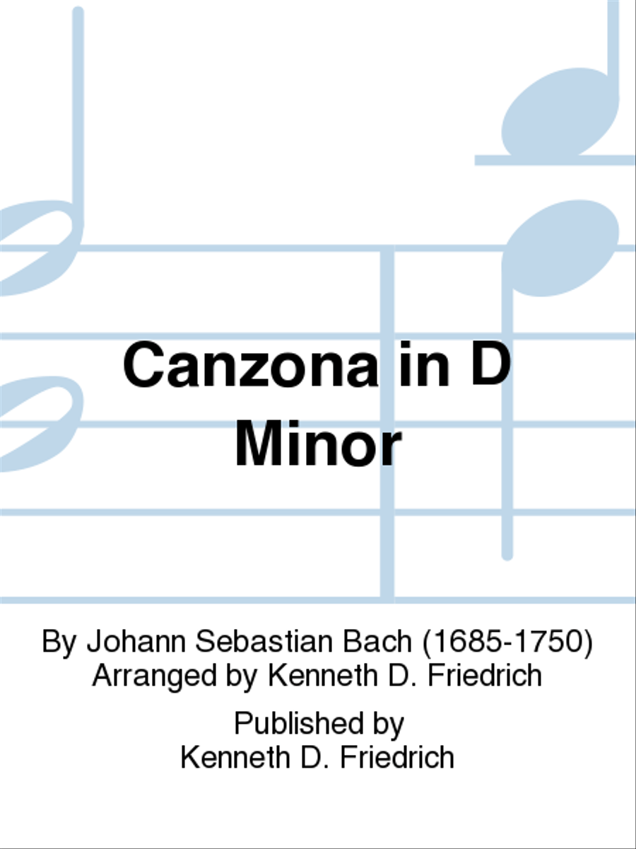 Canzona in D Minor EETT scores gallery preview page 1