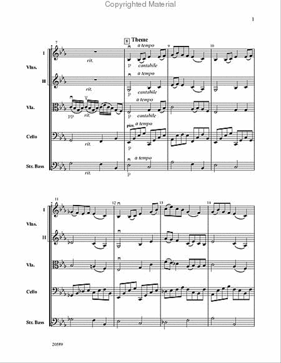 Pagodas String Orchestra scores gallery preview page 3