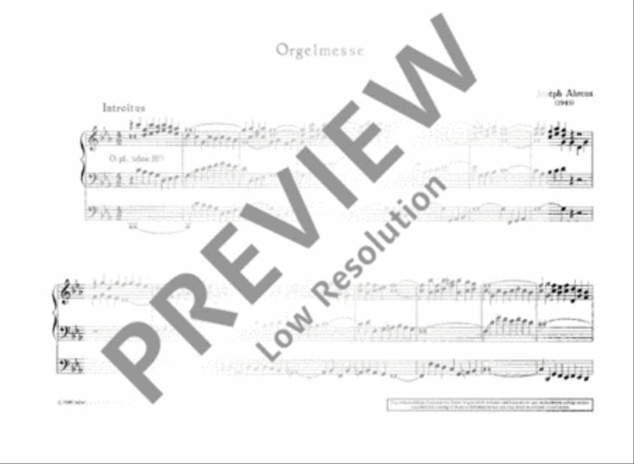 Orgelmesse Orgelmesse Organ scores gallery preview page 3