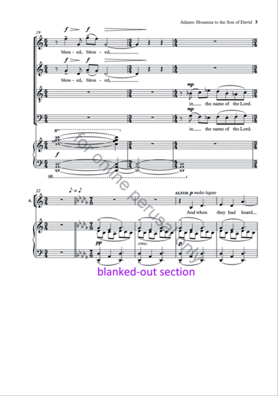 The Oxford Book of Choral Music by Black Composers 4-Part scores gallery preview page 8