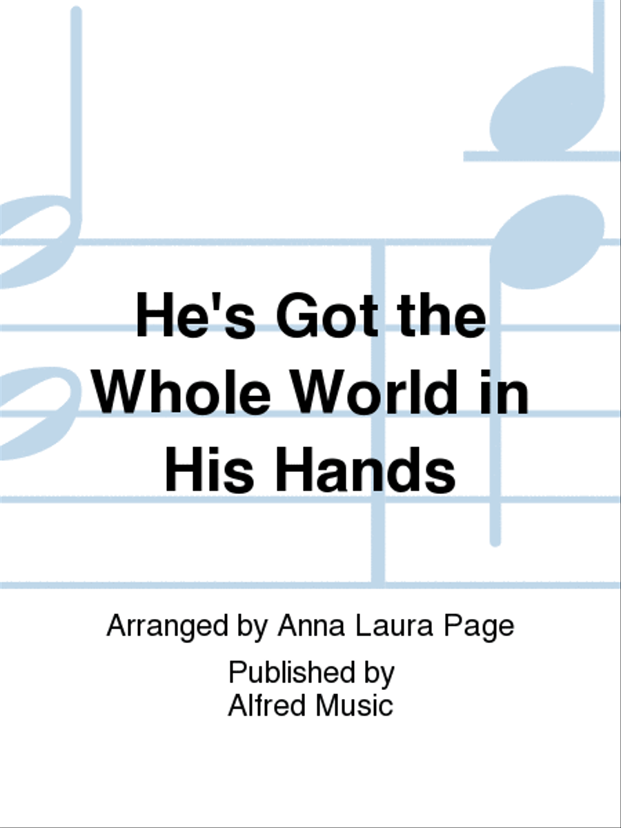 He's Got the Whole World in His Hands Handbell Choir scores gallery preview page 1