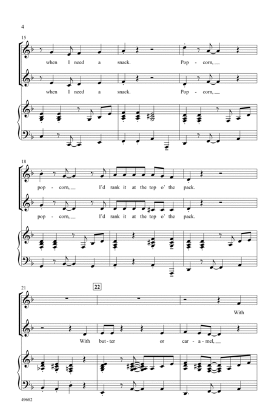Popcorn Choir scores gallery preview page 3
