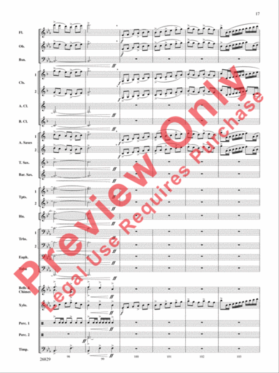 Semper Melior Semper Melior Concert Band scores gallery preview page 18