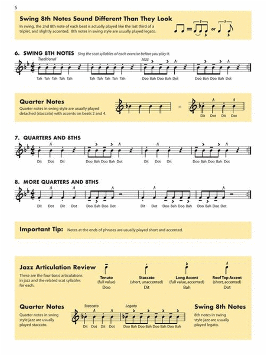 Essential Elements for Jazz Ensemble – Guitar Jazz Ensemble scores gallery preview page 8