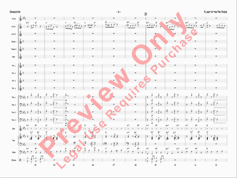 Flight of the Foo Birds Jazz Ensemble scores gallery preview page 9