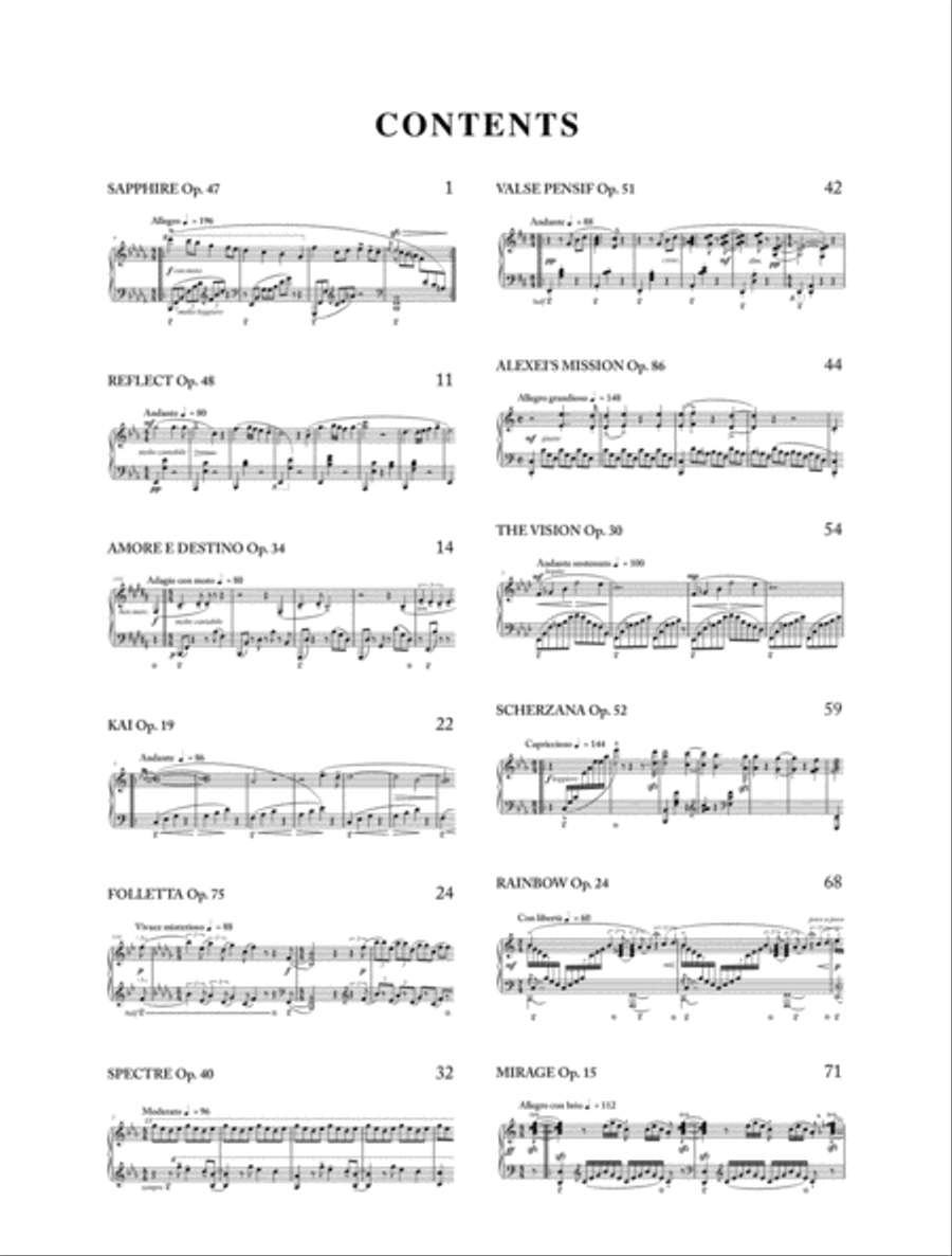 KALAIDA - Volume 5 - Fantasia Suite Piano Solo scores gallery preview page 2