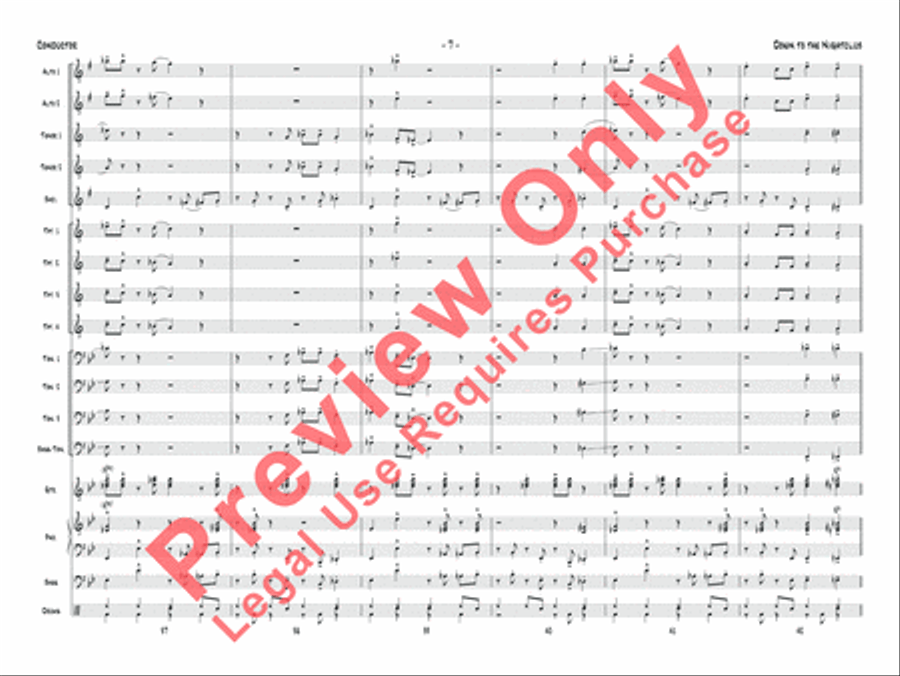 Down to the Nightclub Down to the Nightclub Jazz Ensemble scores gallery preview page 8