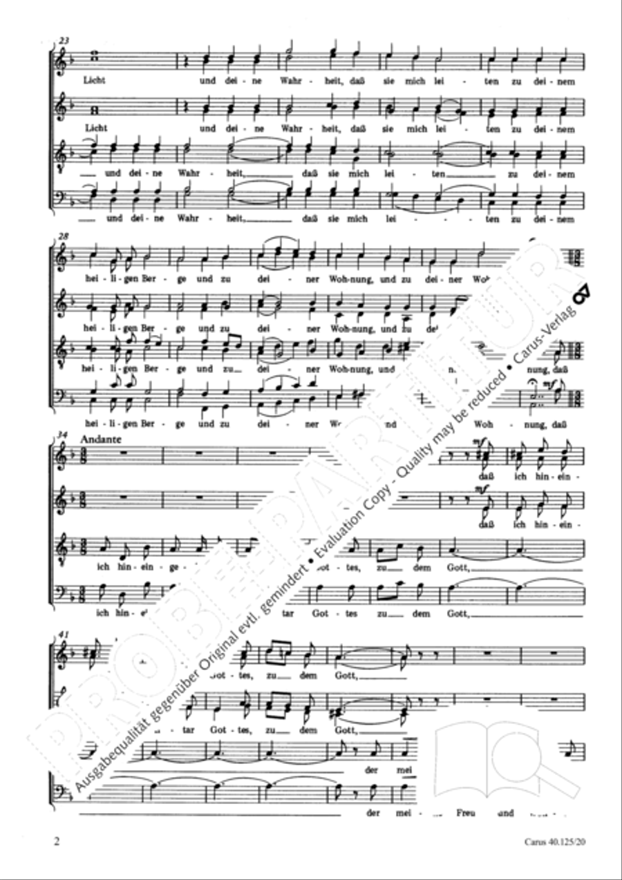 Judge me, o God - Psalm 43 (Richte mich Gott - Psalm 43) SSAATTBB scores gallery preview page 3