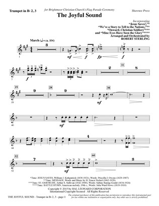 The Joyful Sound - Bb Trumpet 2,3