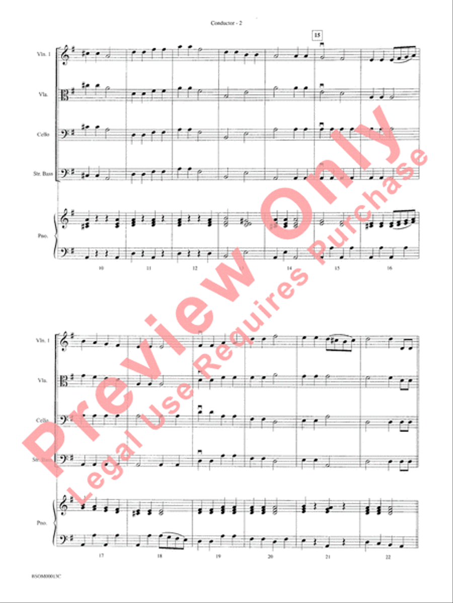 Classic Bits & Pieces String Orchestra scores gallery preview page 5