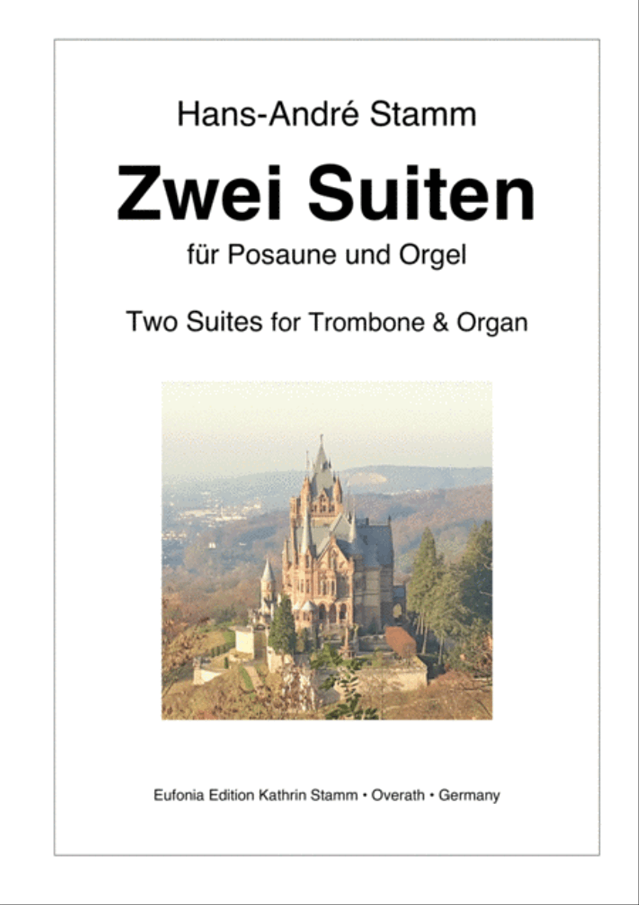 Two Suites for Trombone & Organ Trombone Duet scores gallery preview page 1