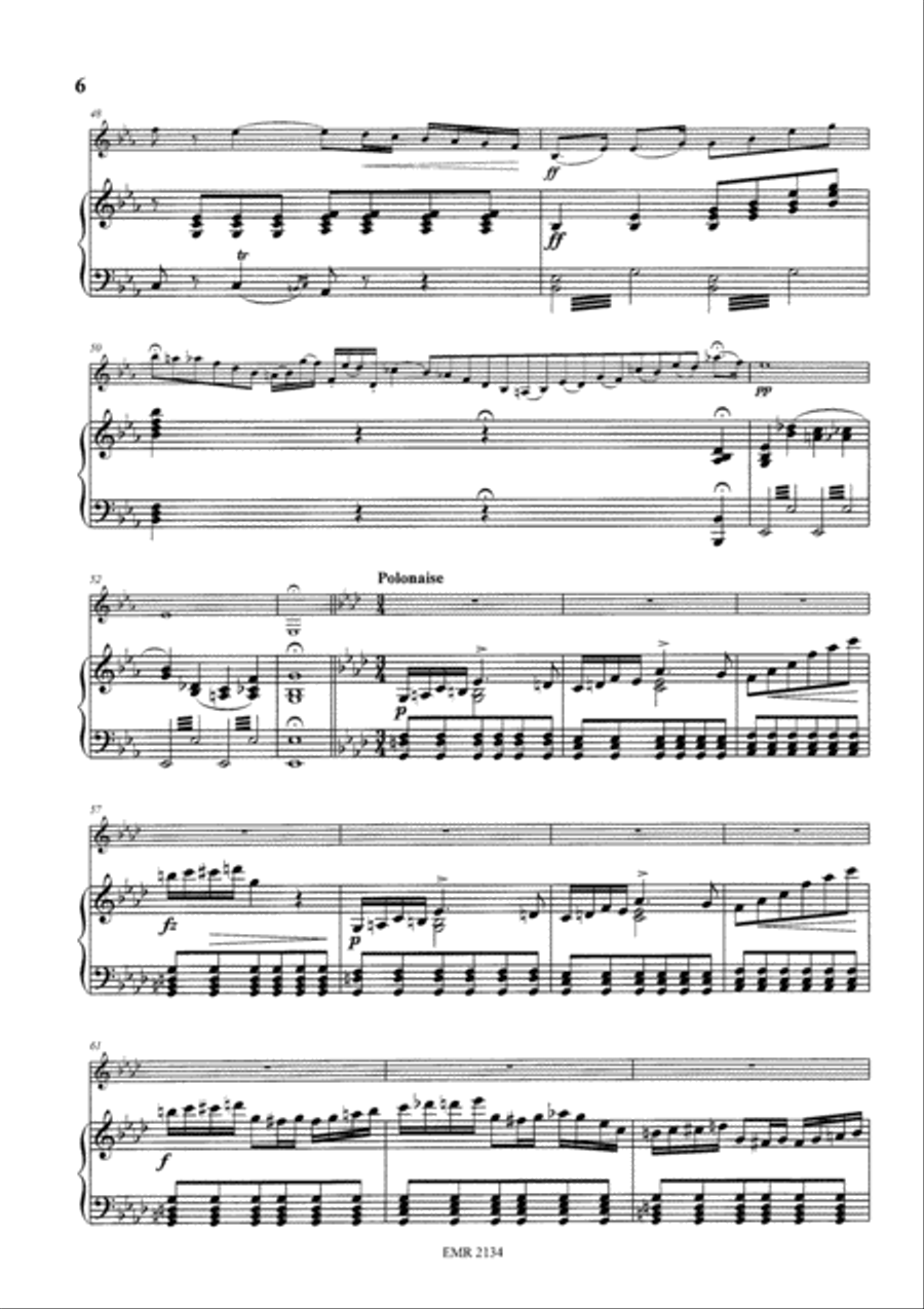 Introduction & Polonaise Horn scores gallery preview page 6