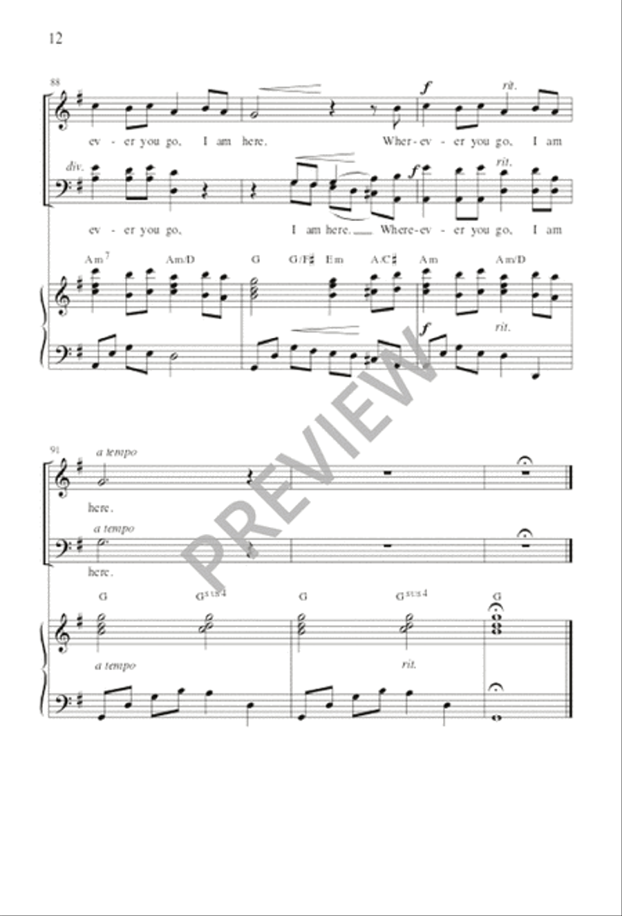 Covenant Hymn - SATB edition 4-Part scores gallery preview page 13