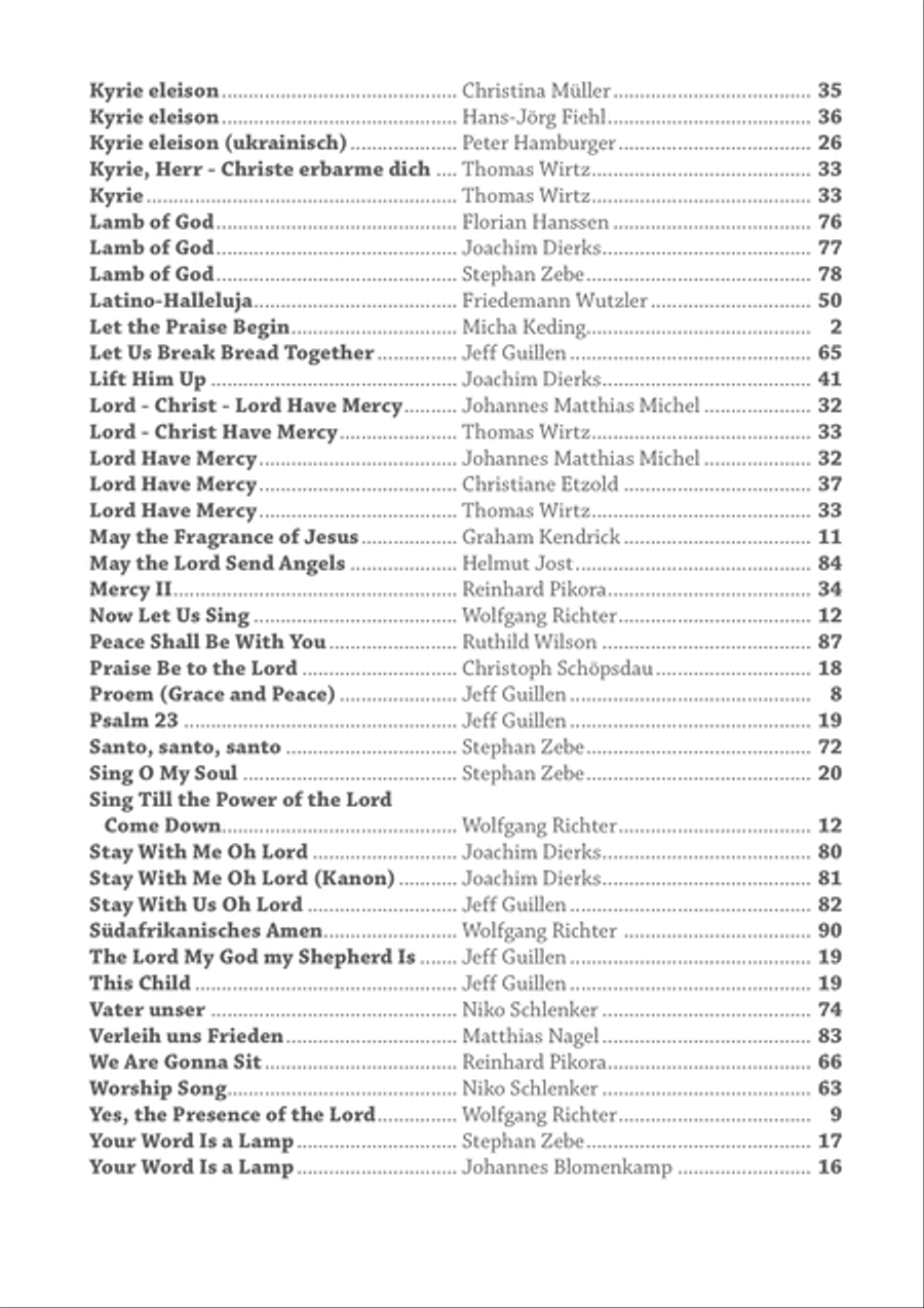 Glory to God! Gospel liturgisch. Voice scores gallery preview page 17