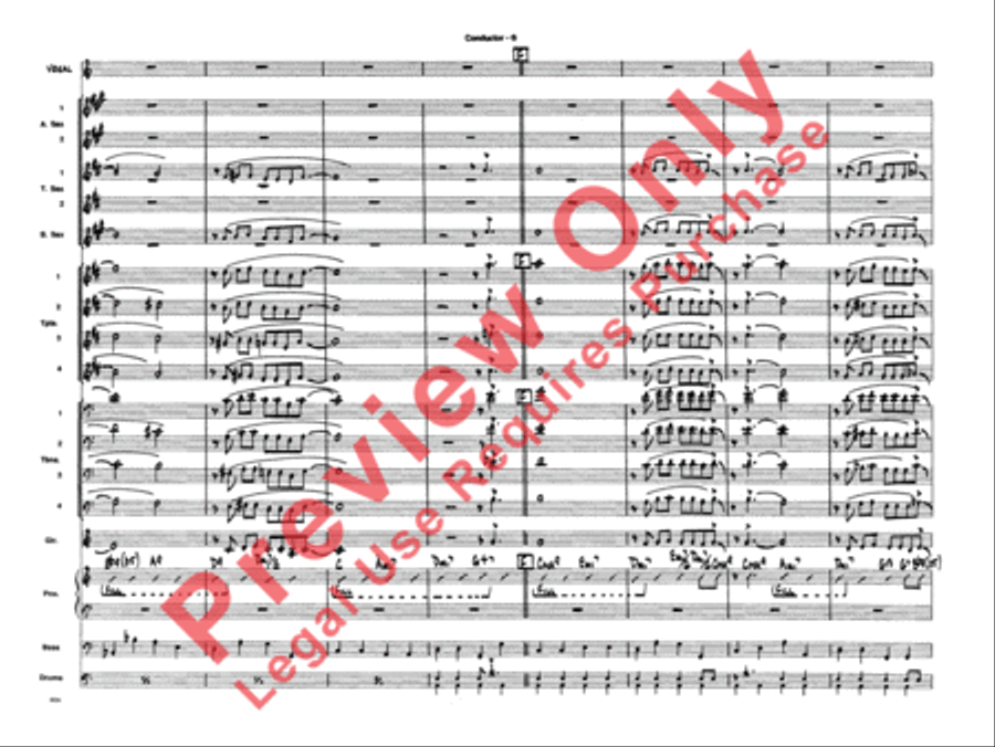 Blue Moon Blue Moon Jazz Ensemble scores gallery preview page 8