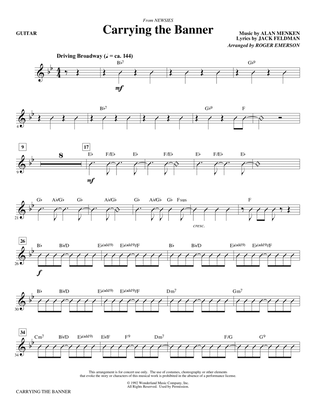 Carrying The Banner (from Newsies) (arr. Roger Emerson) - Guitar