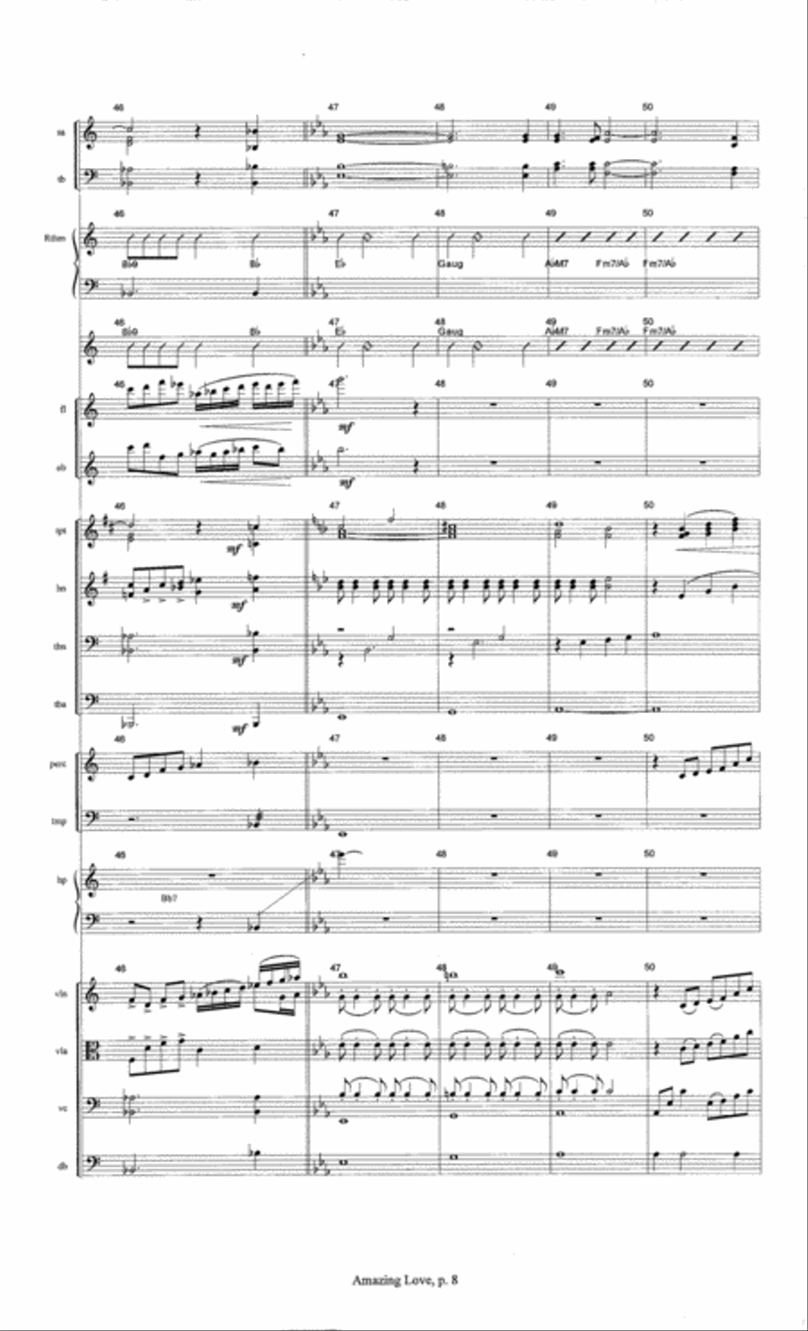 Amazing Love Choir scores gallery preview page 9