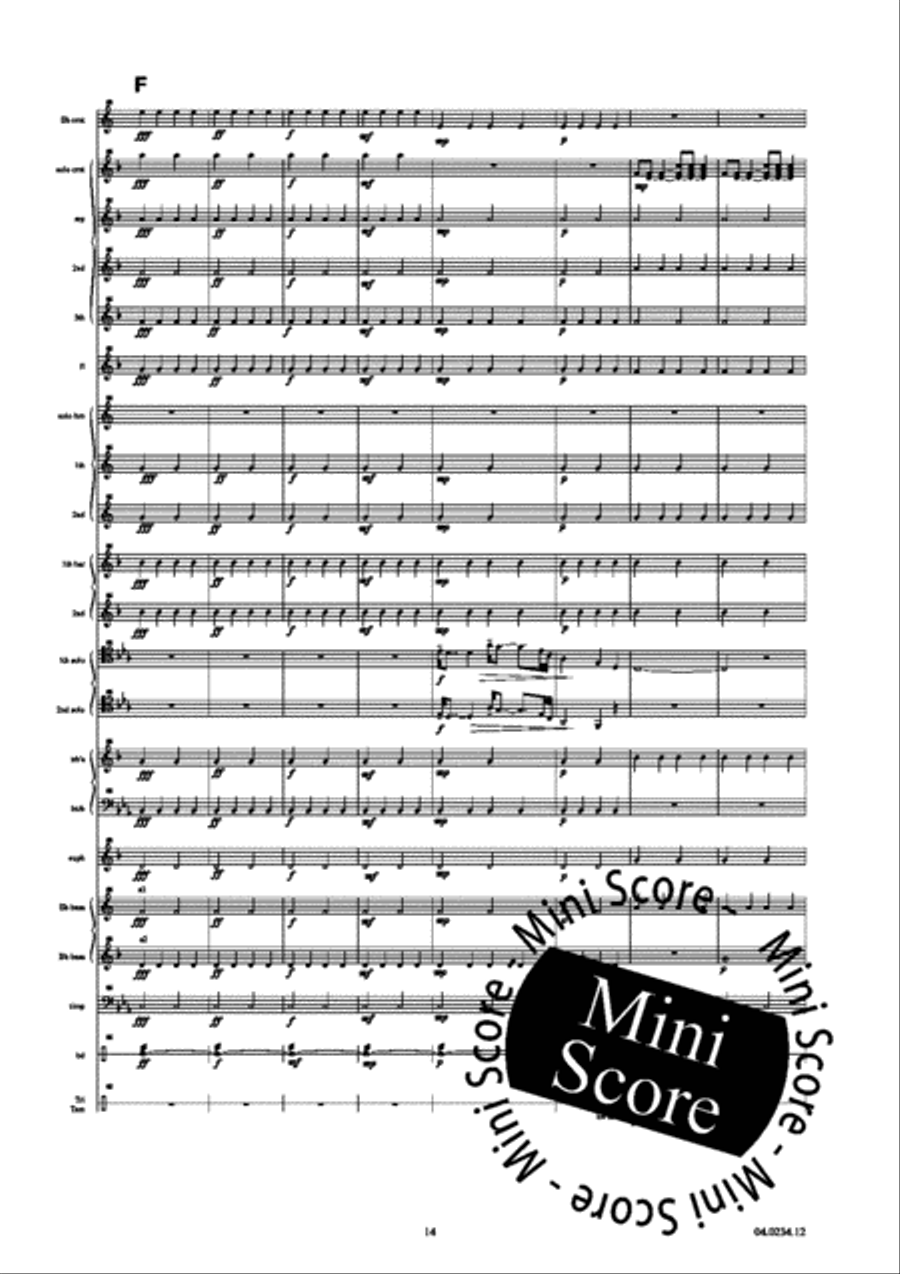 Rainforest Concerto Brass Band scores gallery preview page 20