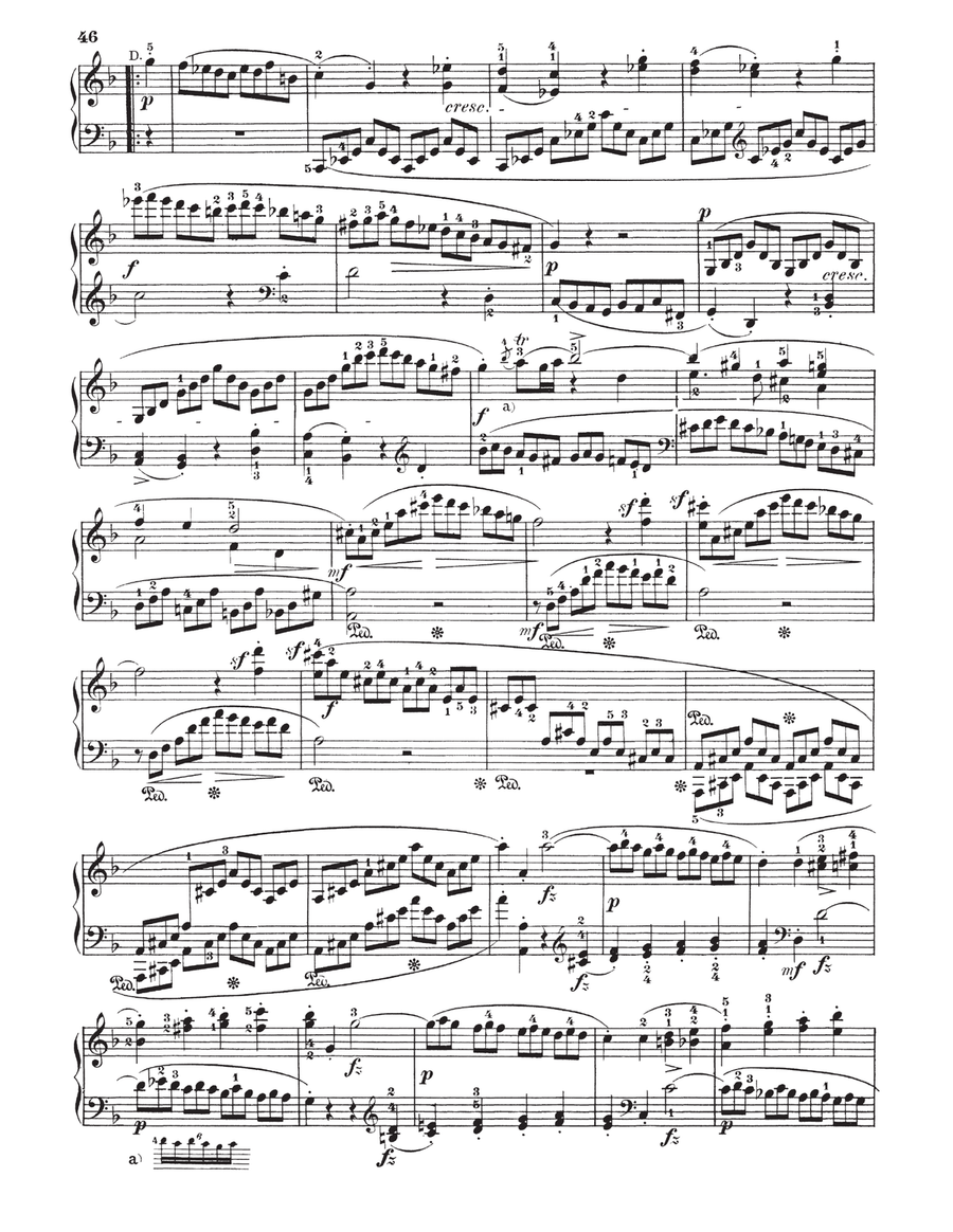 Sonata In F Major, K. 533 Piano Solo scores gallery preview page 5