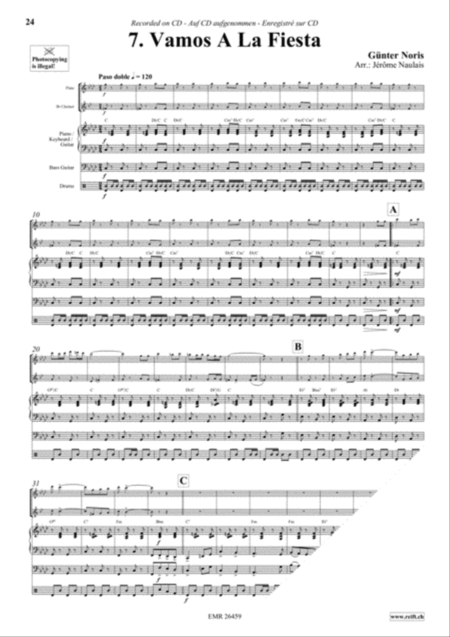 Let's Dance Volume 5 Let's Dance Volume 5 Woodwind Ensemble scores gallery preview page 9