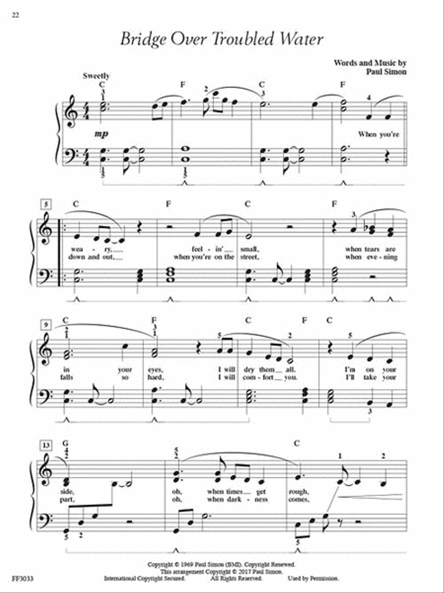 Adult Piano Adventures Popular Book 2 Piano Method scores gallery preview page 3