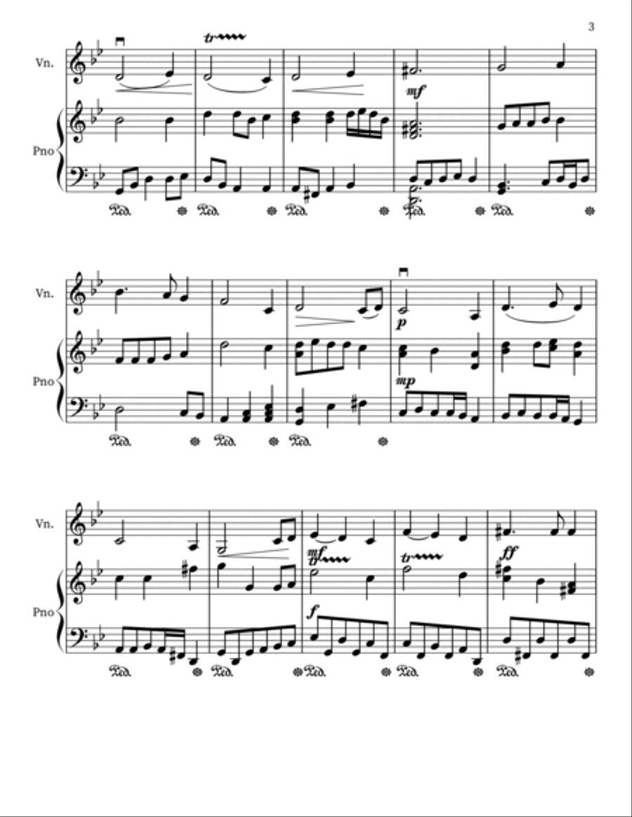 The Serpent Princess (For Violin) Violin Solo scores gallery preview page 3
