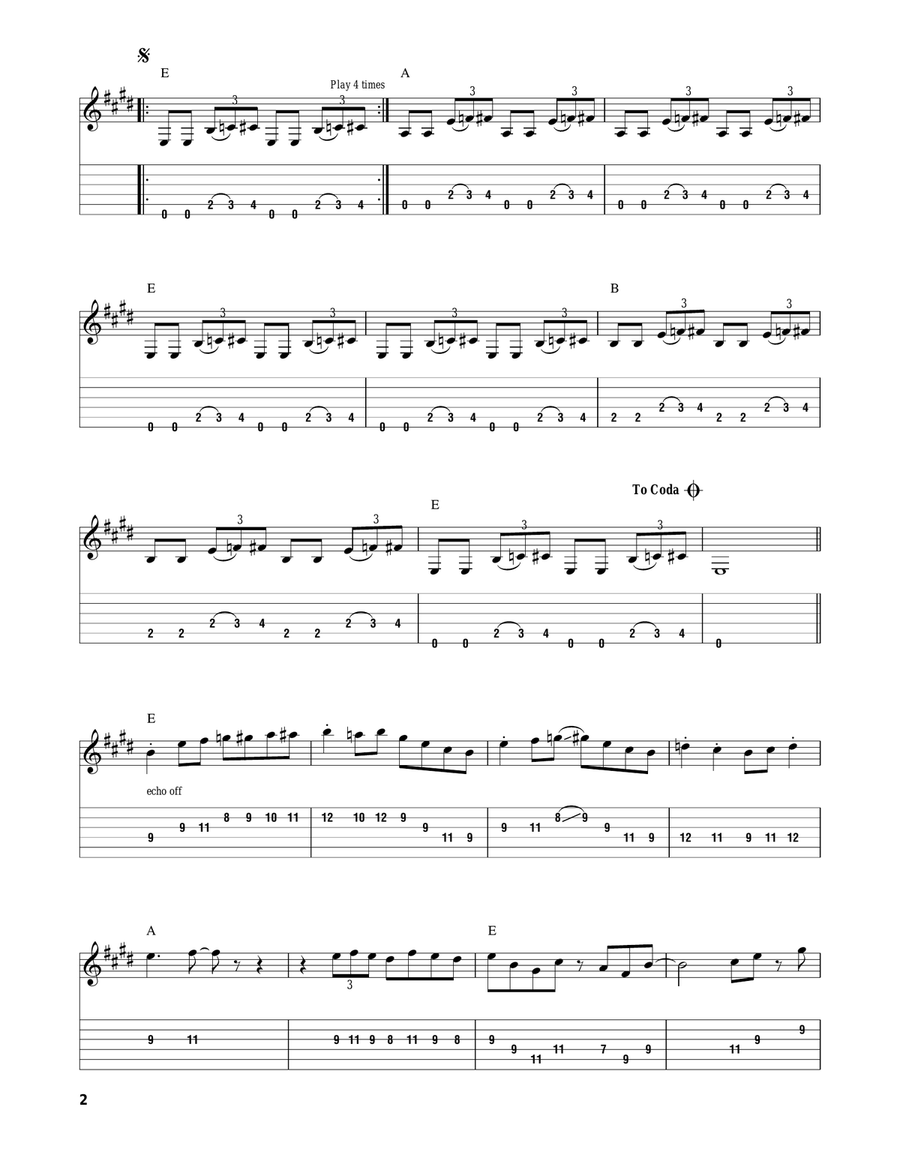 Guitar Boogie Shuffle Guitar Boogie Shuffle Acoustic Guitar scores gallery preview page 2