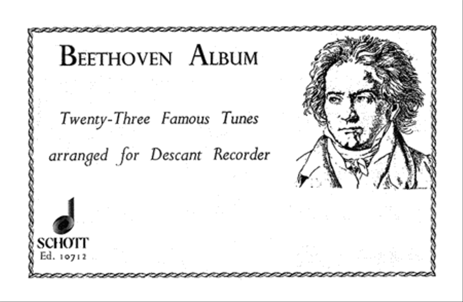 23 Famous Tunes Arranged for Descant Recorders Soprano Recorder scores gallery preview page 1