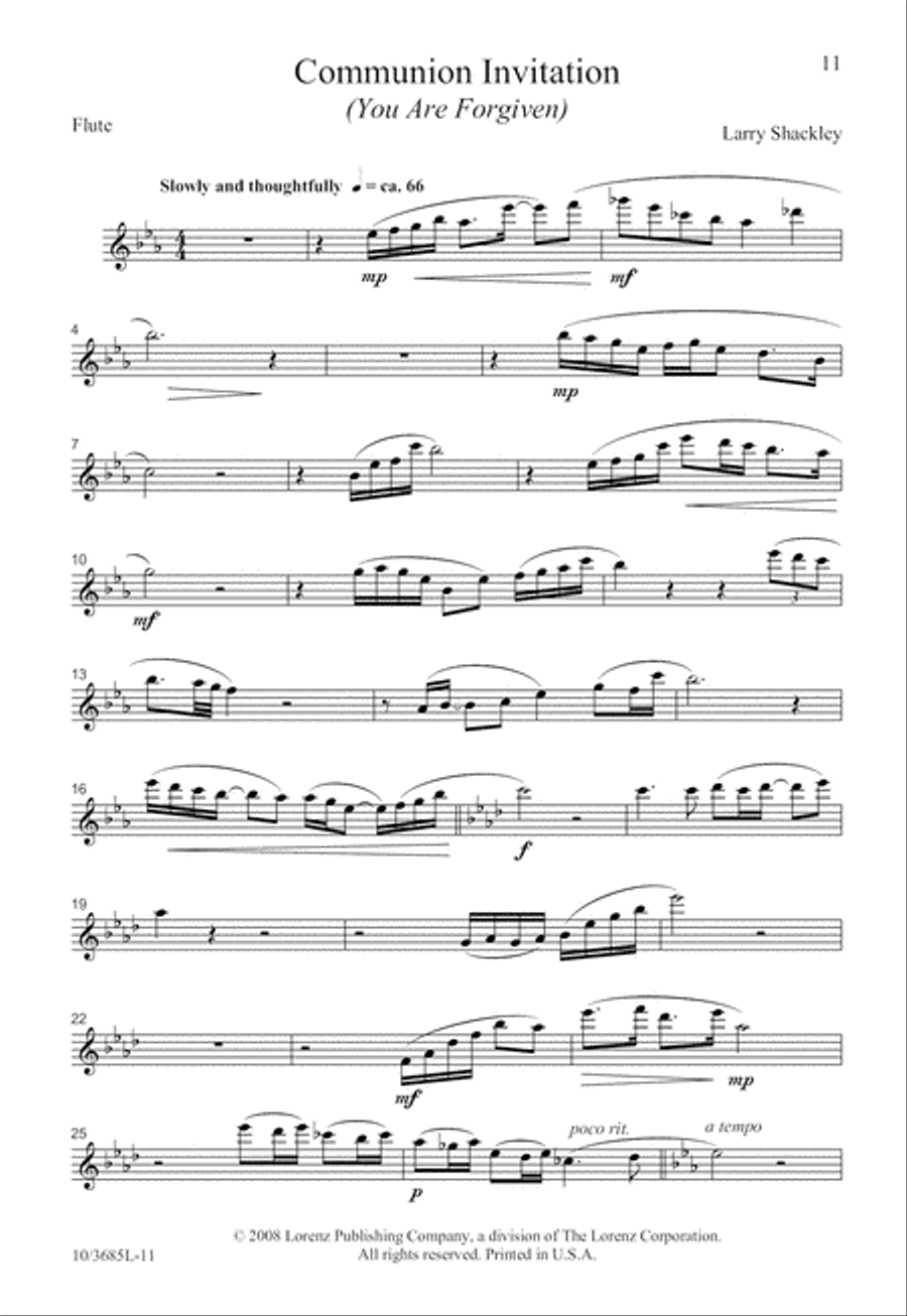Communion Invitation Communion Invitation 4-Part scores gallery preview page 12