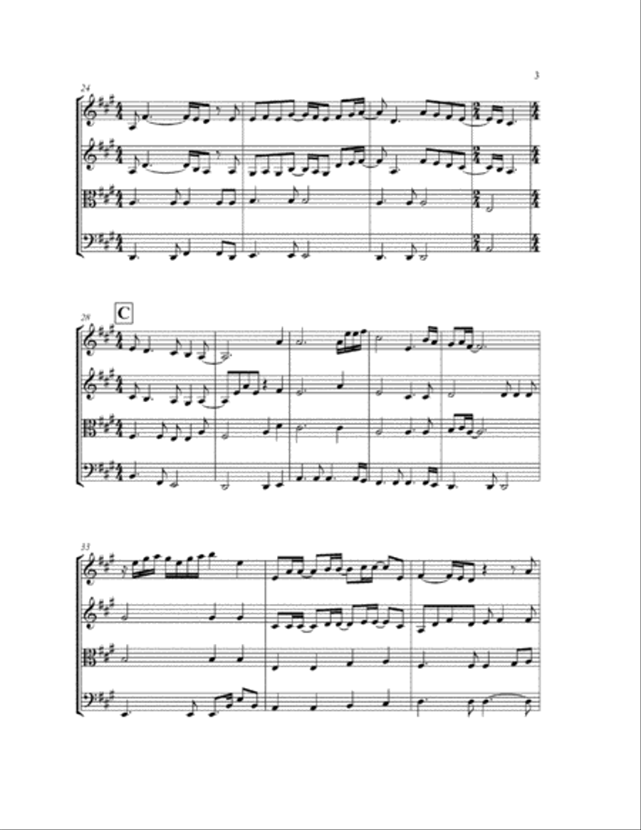 From This Moment On String Quartet scores gallery preview page 3